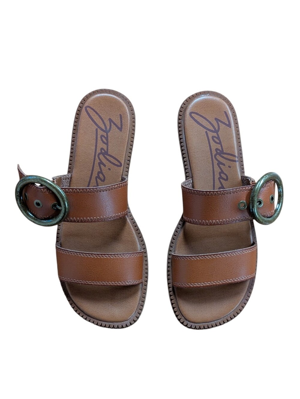 Zodiac Frida Brown Slide Sandal Size 8.5 - Picture 3 of 11